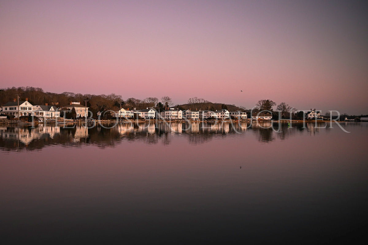 Lavender Reflections at Dawn