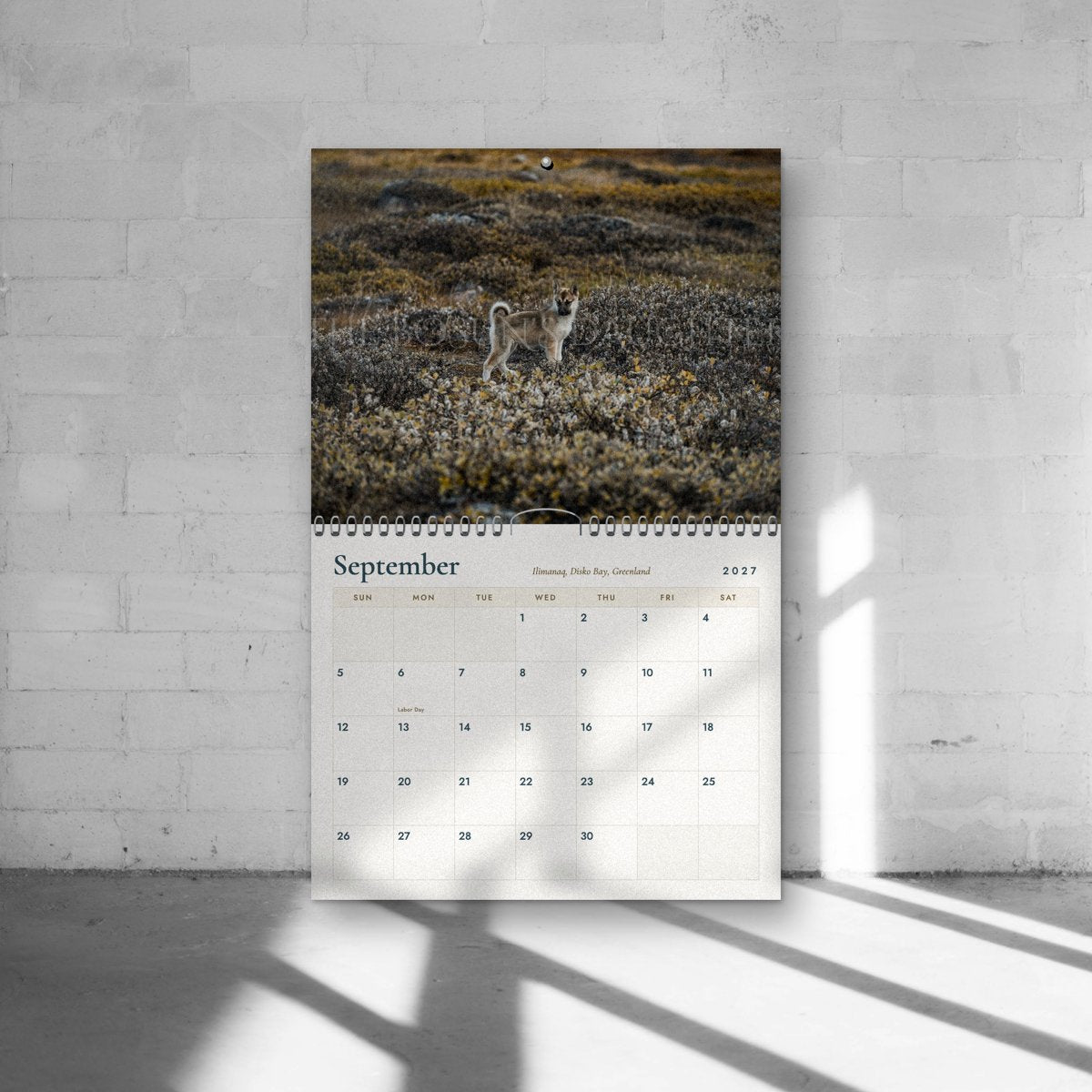 Disko Island, Greenland Calendar 2027