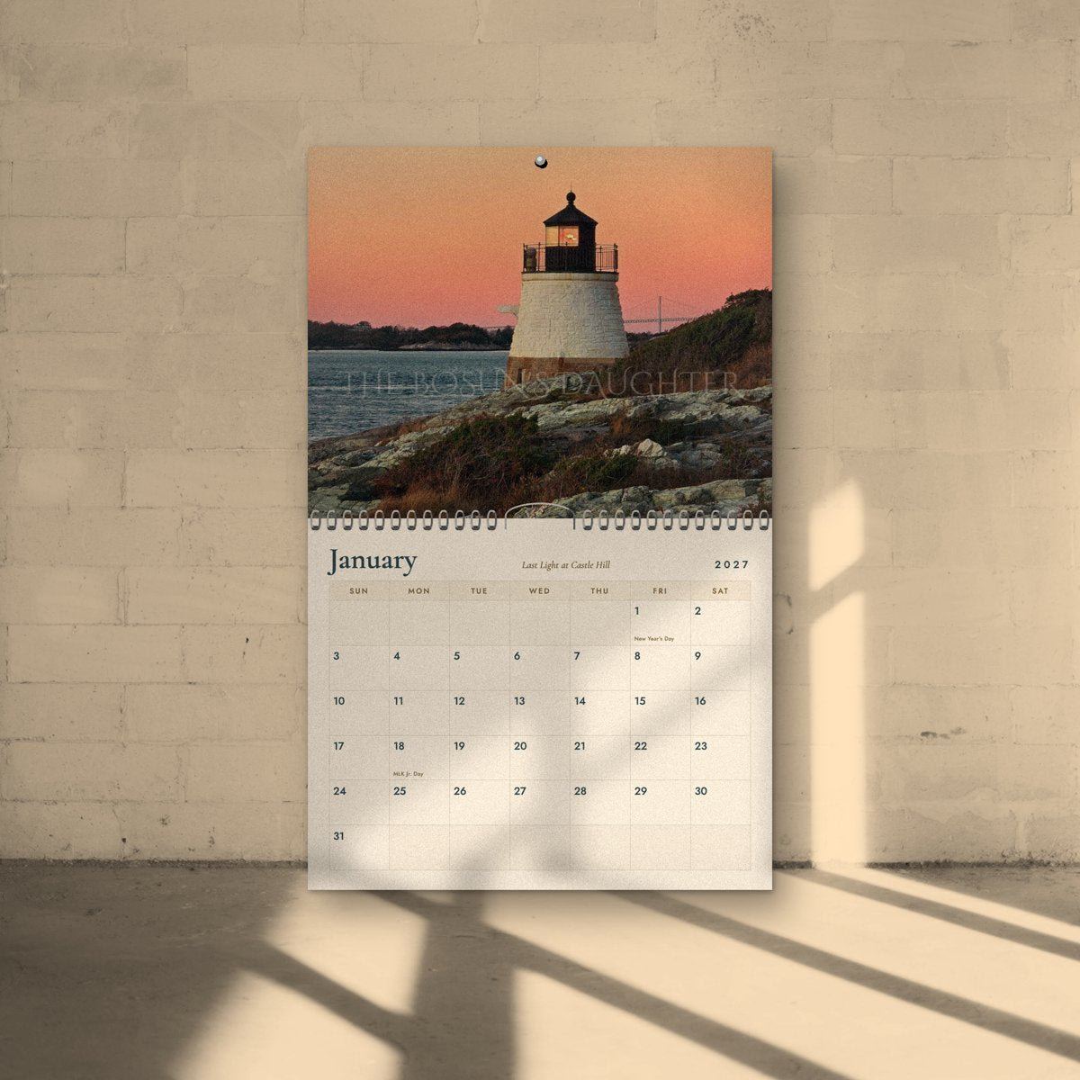 New England Lighthouse Calendar 2027